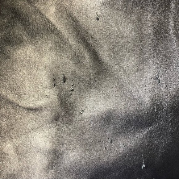 SOLD Vtg Saint Laurent Lambskin Leather Belted Black Trench Coat Sz 38 I. Magnin - Picture 12 of 14